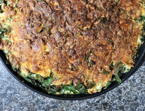 Spinach and Chicken Quiche