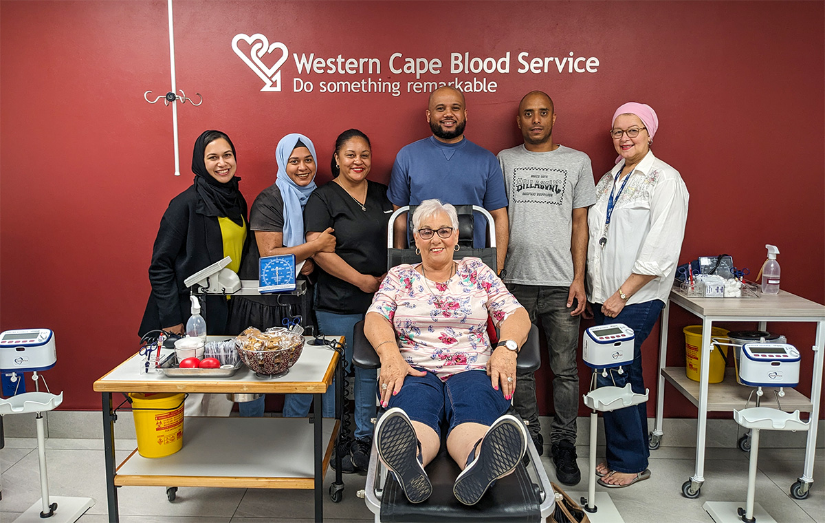 Rare blood donor