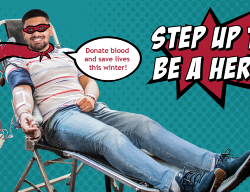 Step up to be a Hero – Donate Blood. Save Lives!