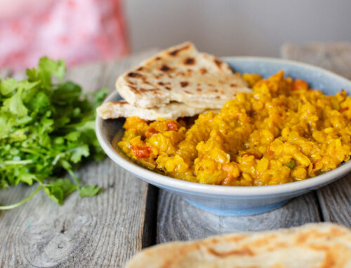 Delicious Dahl Recipe Served with Fluffy Rice or Naan Bread