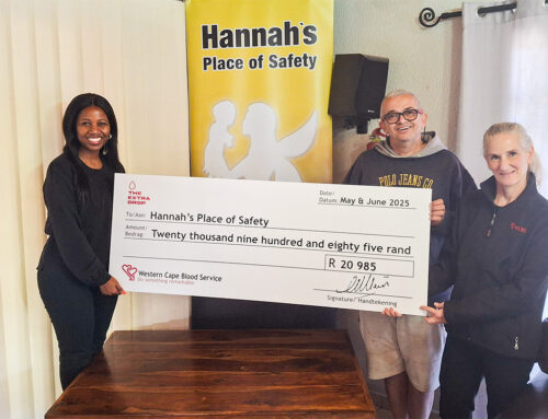 Blood donors go the extra mile for Hannah’s Place of Safety